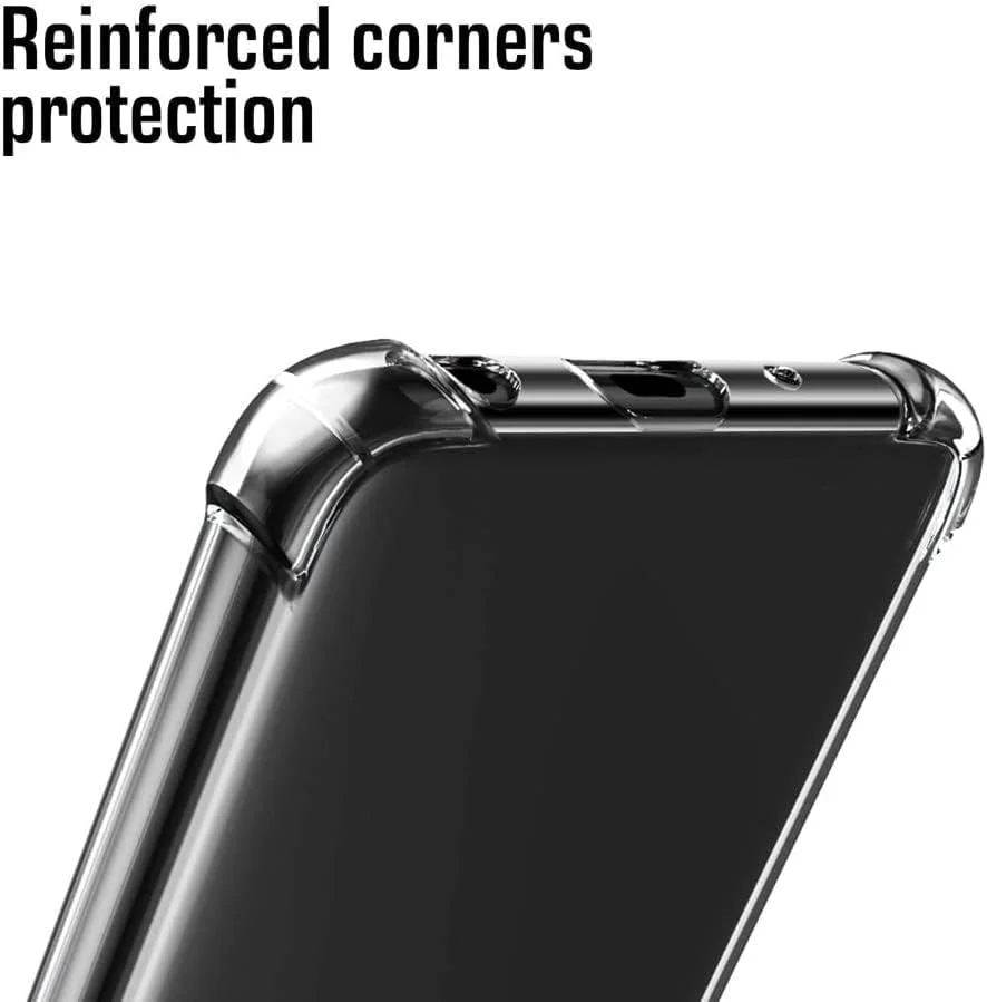 کاور محافظ شفاف و نرم سیلیکونی Zubitech برای گوشی OnePlus 8 Pro، ضد ضربه با گوشه‌های تقویت‌شده