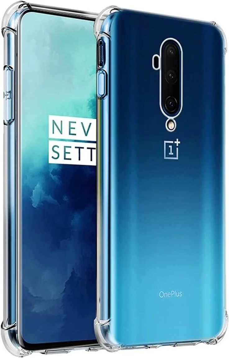 کاور محافظ شفاف iCoverCase برای گوشی OnePlus 7T Pro، کاور محافظ گوشی TPU نرم و باریک با قابلیت ضد ضربه