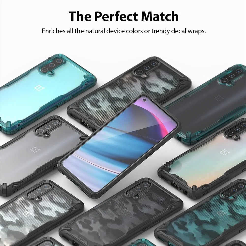 کاور محافظ گوشی Ringke Fusion-X Design سازگار با OnePlus Nord CE 5G، ضد ضربه با پشت سخت و ضربه گیر محکم، فریم TPU با جذب شوک ارگونومیک، مناسب برای OnePlus Nord 2 5G - Camo Black کاور محافظ گوشی Ringke Fusion-X Design سازگار با OnePlus Nord CE 5G، ضد ضربه با پشت سخت و ضربه گیر محکم، فریم TPU با جذب شوک ارگونومیک، مناسب برای OnePlus Nord 2 5G - Camo Black