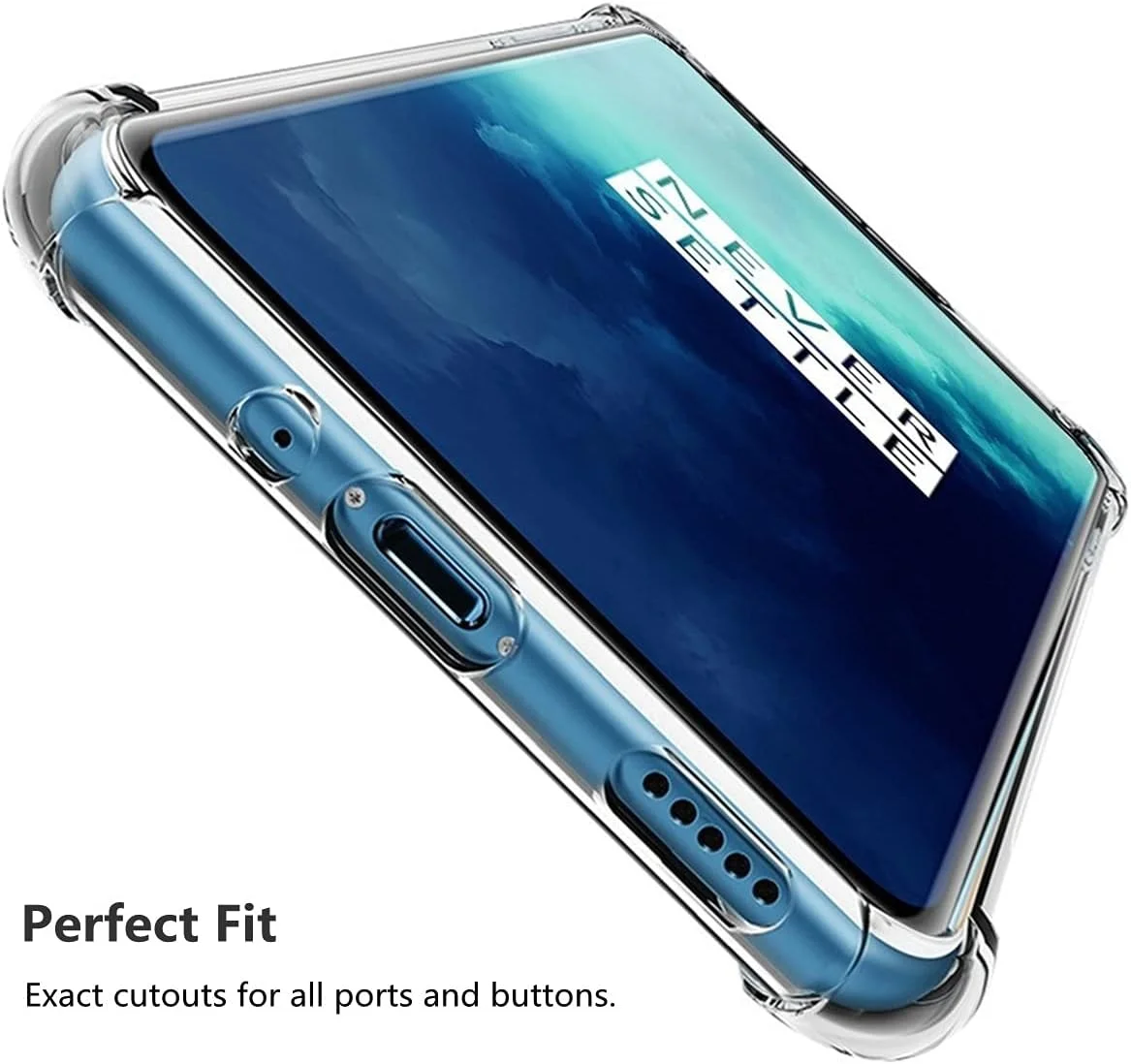 کاور محافظ شفاف iCoverCase برای گوشی OnePlus 7T Pro، کاور محافظ گوشی TPU نرم و باریک با قابلیت ضد ضربه کاور محافظ شفاف iCoverCase برای گوشی OnePlus 7T Pro، کاور محافظ گوشی TPU نرم و باریک با قابلیت ضد ضربه