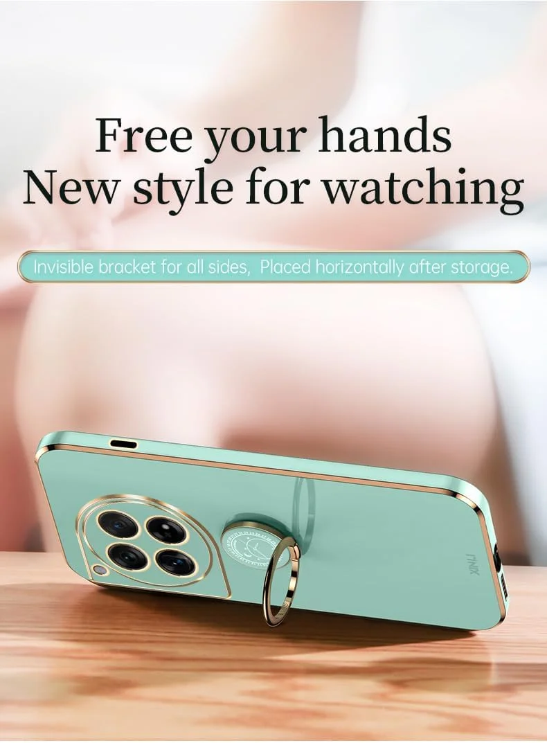 قاب محافظ گوشی EasyLifeGo برای OnePlus 12 5G، کاور باریک و ضد ضربه با حلقه نگهدارنده 360 درجه از جنس TPU نرم - مشکی قاب محافظ گوشی EasyLifeGo برای OnePlus 12 5G، کاور باریک و ضد ضربه با حلقه نگهدارنده 360 درجه از جنس TPU نرم - مشکی