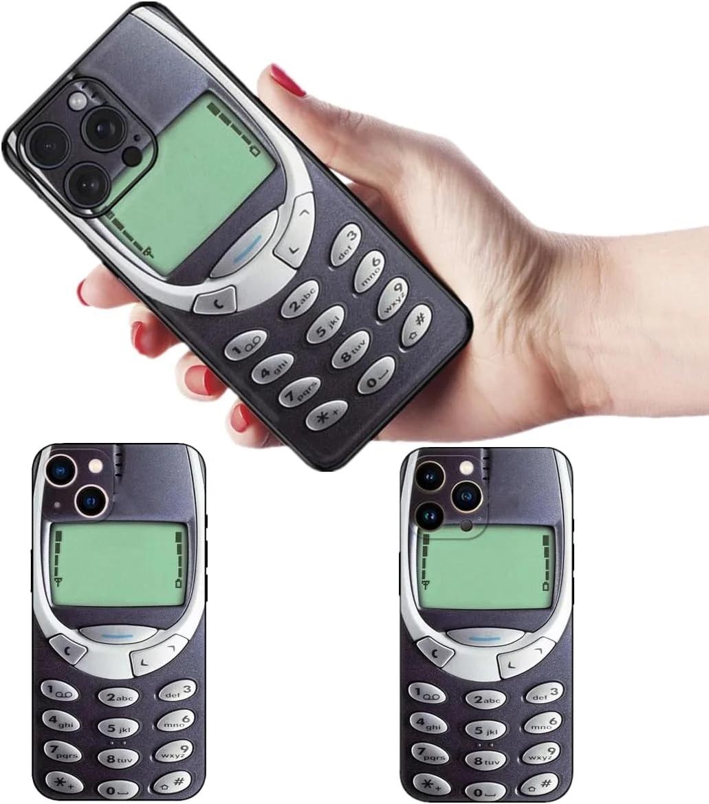 قاب محافظ گوشی سازگار با آیفون 12/12 پرو، قاب سیلیکونی نرم و خنده دار سه بعدی با طرح شیک و قدیمی. سازگار با نوکیا. یک قاب گوشی شخصی سازی شده که مخصوص خانم های باحال و آقایان مد روز طراحی شده است