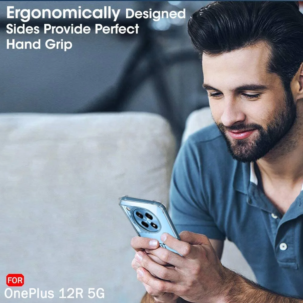 کاور پشتی سیلیکونی نرم و ضد ضربه Muzz برای گوشی OnePlus 12R 5G (شفاف) کاور پشتی سیلیکونی نرم و ضد ضربه Muzz برای گوشی OnePlus 12R 5G (شفاف)