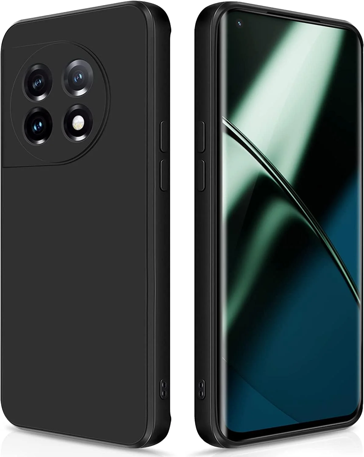 قاب سیلیکونی با پوشش دوربین - قاب گوشی با پوشش کامل و لمس نرم و ابریشمی سازگار با وان پلاس 11 سایز 6.7 اینچ قاب سیلیکونی با پوشش دوربین - قاب گوشی با پوشش کامل و لمس نرم و ابریشمی سازگار با وان پلاس 11 سایز 6.7 اینچ