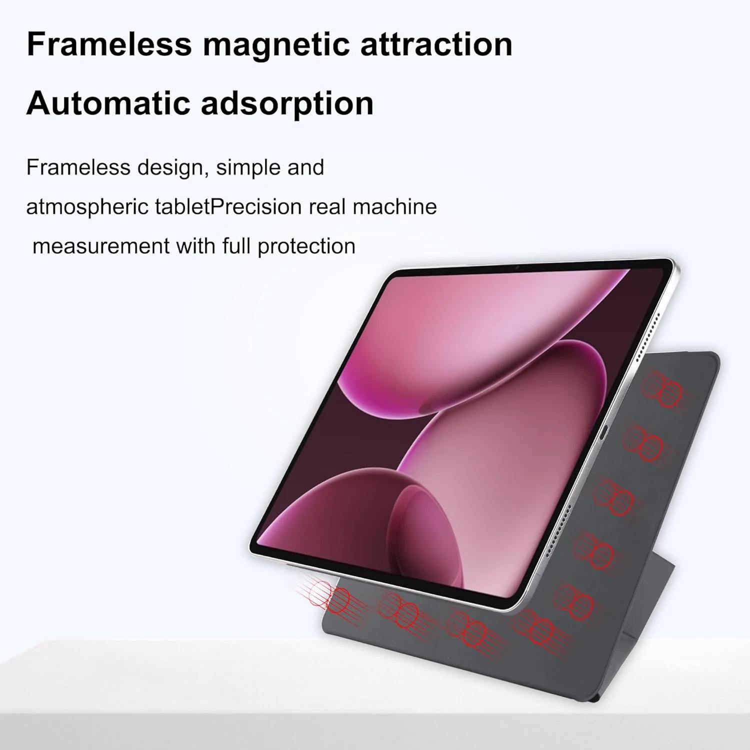 کاور محافظ مغناطیسی FDHYFGDY برای تبلت OnePlus Pad 3 سایز ۱۳.۲ اینچ، کاور هوشمند باریک و سبک با قابلیت استند، کاور تبلت OnePlus Pad 3، مشکی کاور محافظ مغناطیسی FDHYFGDY برای تبلت OnePlus Pad 3 سایز ۱۳.۲ اینچ، کاور هوشمند باریک و سبک با قابلیت استند، کاور تبلت OnePlus Pad 3، مشکی