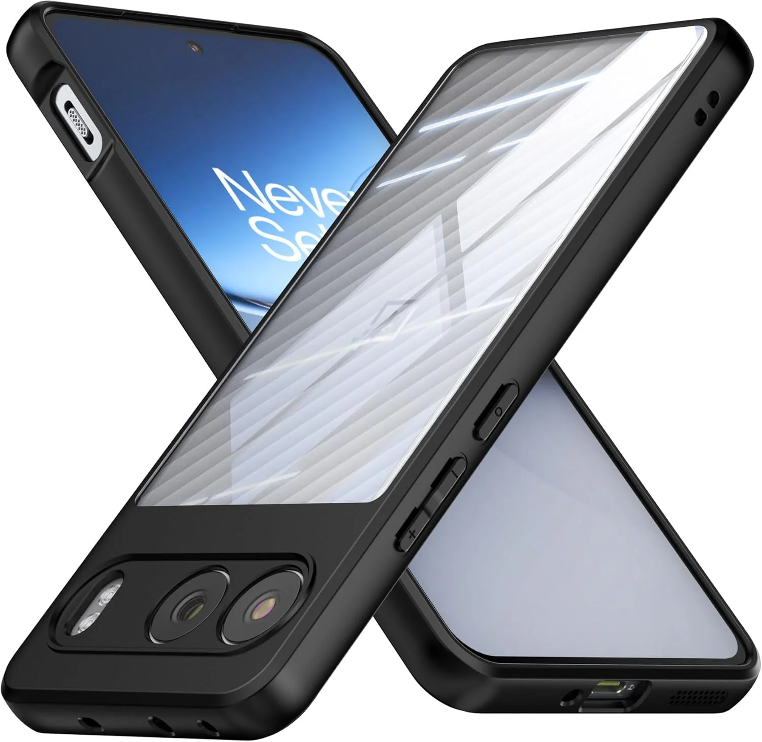 کاور شفاف Foluu برای OnePlus Nord 4 5G 2024، پشت PC سخت شفاف و سپر TPU نرم، کاور محافظ ضد ضربه و باریک برای OnePlus Nord 4 5G 2024 کاور شفاف Foluu برای OnePlus Nord 4 5G 2024، پشت PC سخت شفاف و سپر TPU نرم، کاور محافظ ضد ضربه و باریک برای OnePlus Nord 4 5G 2024