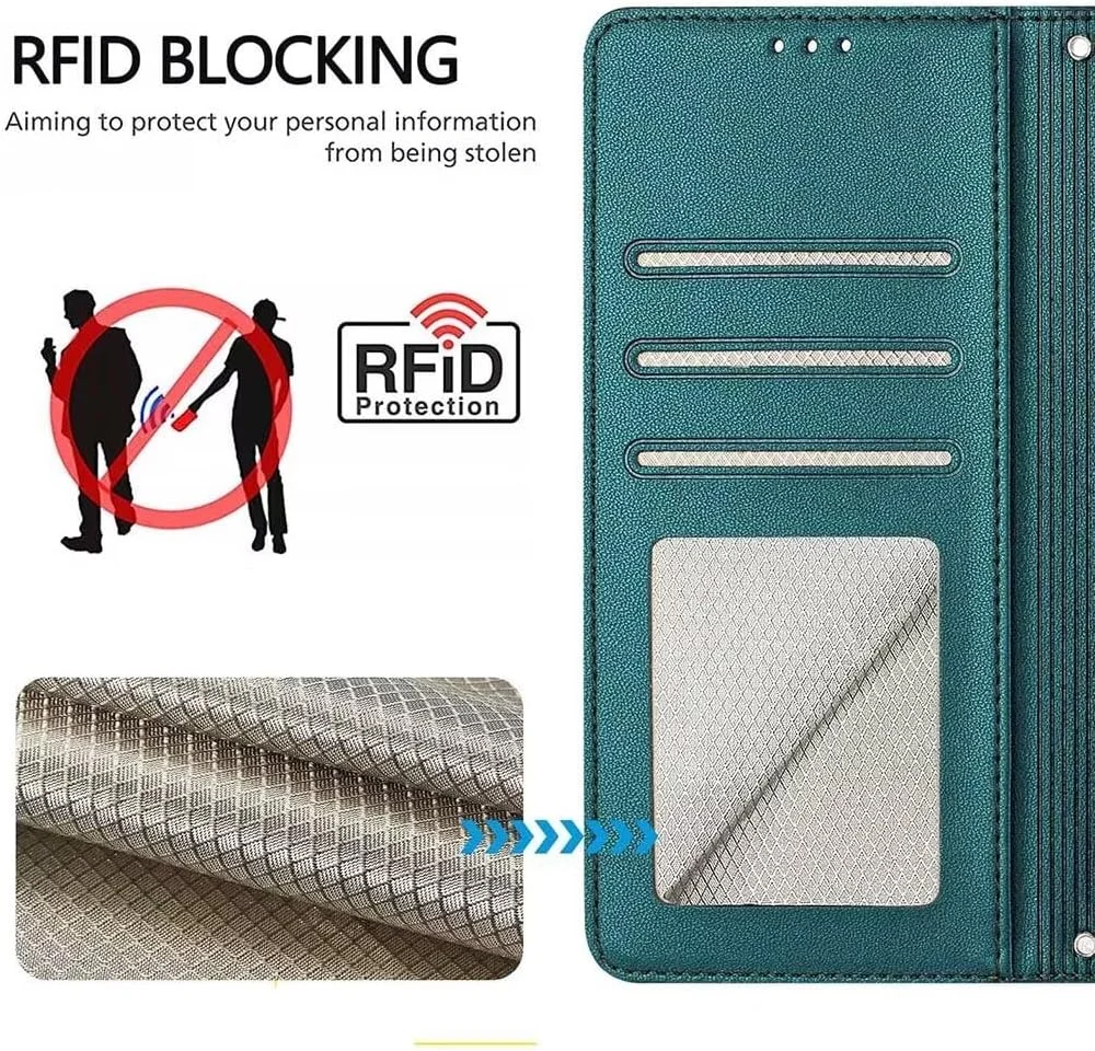 کاور چرمی طرح گربه برجسته SEAHAI برای OnePlus Nord 4 5G، کیف پول با استند، جای کارت، بست مغناطیسی، سبز تیره کاور چرمی طرح گربه برجسته SEAHAI برای OnePlus Nord 4 5G، کیف پول با استند، جای کارت، بست مغناطیسی، سبز تیره