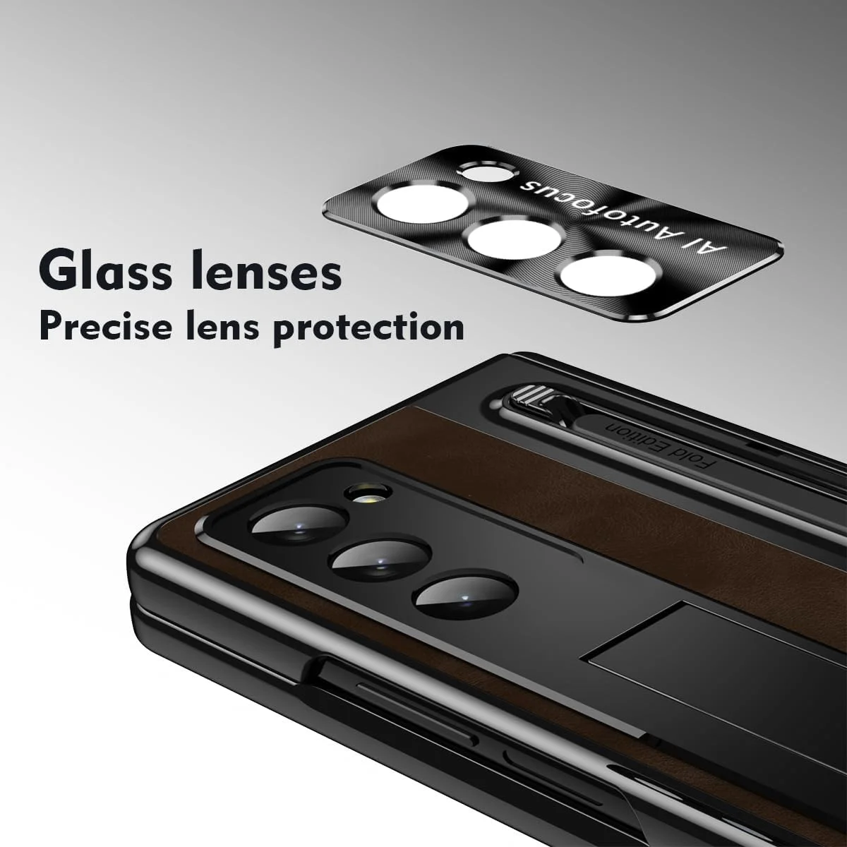 کاور محافظ گوشی سامسونگ گلکسی زد فولد 6 مدل KASTWAVE به همراه جای قلم باریک و قلم خازنی، ساخته شده از چرم مرغوب با طراحی Jazz Retro، مقاوم در برابر ضربه، محافظت کامل از صفحه نمایش و لولا (رنگ قهوه ای) کاور محافظ گوشی سامسونگ گلکسی زد فولد 6 مدل KASTWAVE به همراه جای قلم باریک و قلم خازنی، ساخته شده از چرم مرغوب با طراحی Jazz Retro، مقاوم در برابر ضربه، محافظت کامل از صفحه نمایش و لولا (رنگ قهوه ای)