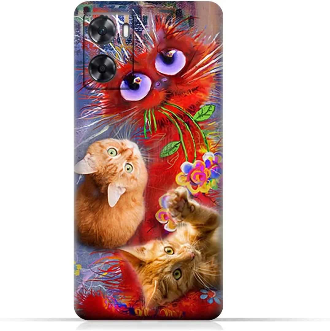 کاور محافظ پشتی TPU برای OnePlus Nord N20 SE با طرح گربه های بامزه کاور محافظ پشتی TPU برای OnePlus Nord N20 SE با طرح گربه های بامزه