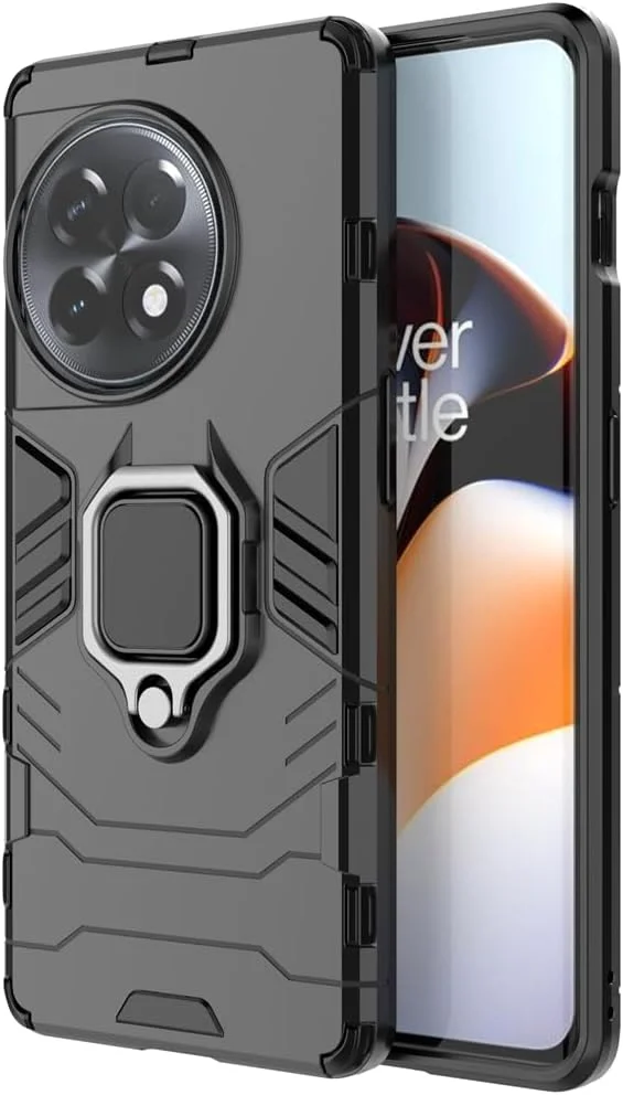 قاب محافظ گوشی موبایل مایجین سازگار با وانپلاس 11R و وانپلاس ایس 2، دارای حلقه فلزی و استند، پوشش دولایه مقاوم (مشکی) قاب محافظ گوشی موبایل مایجین سازگار با وانپلاس 11R و وانپلاس ایس 2، دارای حلقه فلزی و استند، پوشش دولایه مقاوم (مشکی)