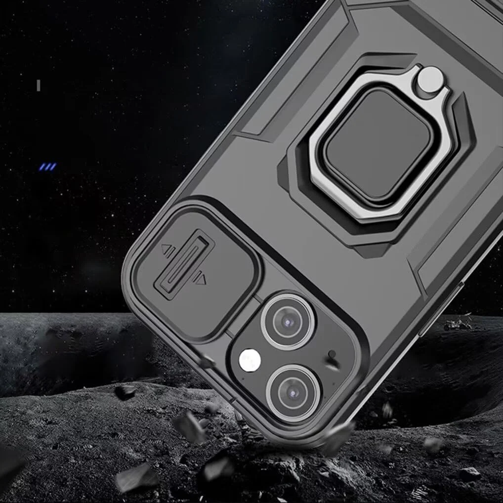 کاور محافظ گوشی موبایل SEAHAI مناسب برای وان پلاس نورد CE 5 5G، فوق العاده نازک، سیلیکونی TPU ضد ضربه، قاب پشتی سخت PC، دارای پوشش کشویی دوربین و حلقه استند - مشکی کاور محافظ گوشی موبایل SEAHAI مناسب برای وان پلاس نورد CE 5 5G، فوق العاده نازک، سیلیکونی TPU ضد ضربه، قاب پشتی سخت PC، دارای پوشش کشویی دوربین و حلقه استند - مشکی