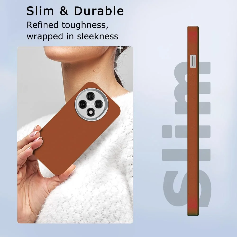قاب محافظ گوشی نایجیادی سازگار با وان پلاس 13R، نرم، سبک، باریک، بافت چرمی TPU، ضد خش، پشتیبانی از شارژ بی سیم، ضد ضربه، محافظ - قهوه ای قاب محافظ گوشی نایجیادی سازگار با وان پلاس 13R، نرم، سبک، باریک، بافت چرمی TPU، ضد خش، پشتیبانی از شارژ بی سیم، ضد ضربه، محافظ - قهوه ای