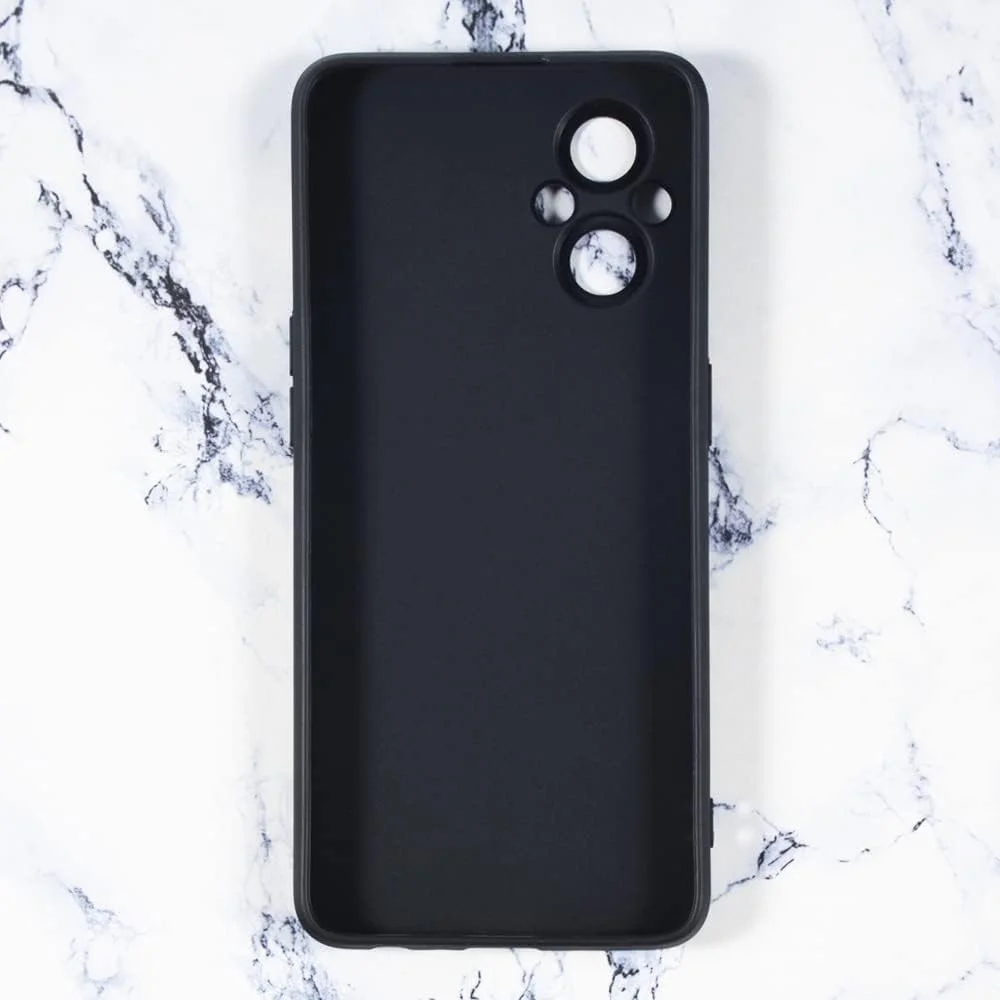 کاور محافظ گوشی EXELLE برای OnePlus Nord N20 5G، محافظت از دوربین، فوق العاده باریک، سیلیکونی TPU نرم، ضد ضربه، بامپر (مشکی)