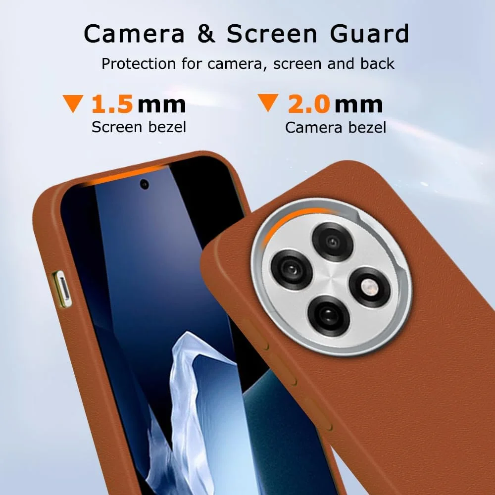 قاب محافظ گوشی نایجیادی سازگار با وان پلاس 13R، نرم، سبک، باریک، بافت چرمی TPU، ضد خش، پشتیبانی از شارژ بی سیم، ضد ضربه، محافظ - قهوه ای قاب محافظ گوشی نایجیادی سازگار با وان پلاس 13R، نرم، سبک، باریک، بافت چرمی TPU، ضد خش، پشتیبانی از شارژ بی سیم، ضد ضربه، محافظ - قهوه ای
