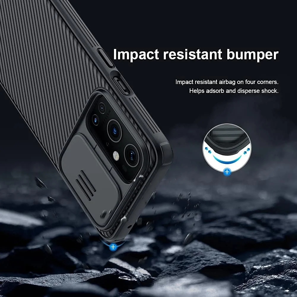 قاب محافظ نیلکین Camshield Pro برای وان پلاس 9 پرو، با محافظ دوربین و حریم خصوصی | پوشش کشویی دوربین | باریک و خوش دست | ضد لغزش | ضد خش و مقاوم در برابر ضربه - مشکی قاب محافظ نیلکین Camshield Pro برای وان پلاس 9 پرو، با محافظ دوربین و حریم خصوصی | پوشش کشویی دوربین | باریک و خوش دست | ضد لغزش | ضد خش و مقاوم در برابر ضربه - مشکی