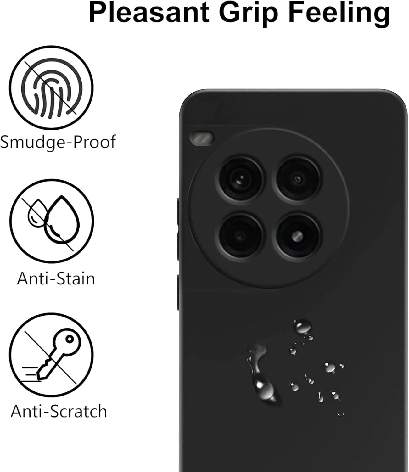 کاور سیلیکونی محافظ گوشی Maykela سازگار با OnePlus Ace 3 Pro، نازک با محافظت از دوربین، داخلی نرم، باریک و انعطاف پذیر (برای OnePlus Ace 3 Pro - مشکی) کاور سیلیکونی محافظ گوشی Maykela سازگار با OnePlus Ace 3 Pro، نازک با محافظت از دوربین، داخلی نرم، باریک و انعطاف پذیر (برای OnePlus Ace 3 Pro - مشکی)