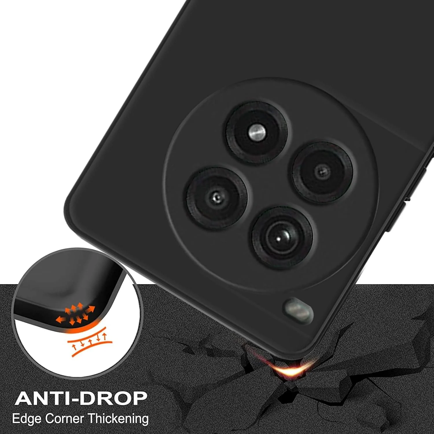 کاور سیلیکونی محافظ گوشی Maykela سازگار با OnePlus Ace 3 Pro، نازک با محافظت از دوربین، داخلی نرم، باریک و انعطاف پذیر (برای OnePlus Ace 3 Pro - مشکی) کاور سیلیکونی محافظ گوشی Maykela سازگار با OnePlus Ace 3 Pro، نازک با محافظت از دوربین، داخلی نرم، باریک و انعطاف پذیر (برای OnePlus Ace 3 Pro - مشکی)