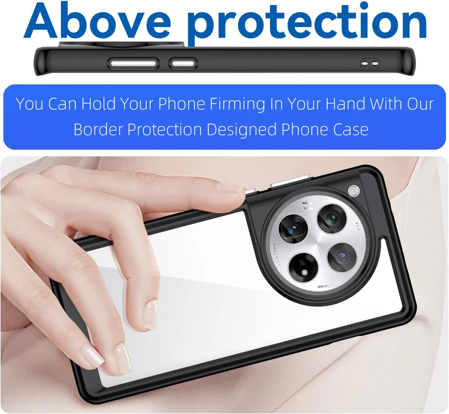 قاب محافظ گوشی وان پلاس 12 5G به همراه محافظ صفحه نمایش، مقاوم در برابر خش، پشت PC سخت، پوشش ضد ضربه (مشکی برای 12 5G) قاب محافظ گوشی وان پلاس 12 5G به همراه محافظ صفحه نمایش، مقاوم در برابر خش، پشت PC سخت، پوشش ضد ضربه (مشکی برای 12 5G)