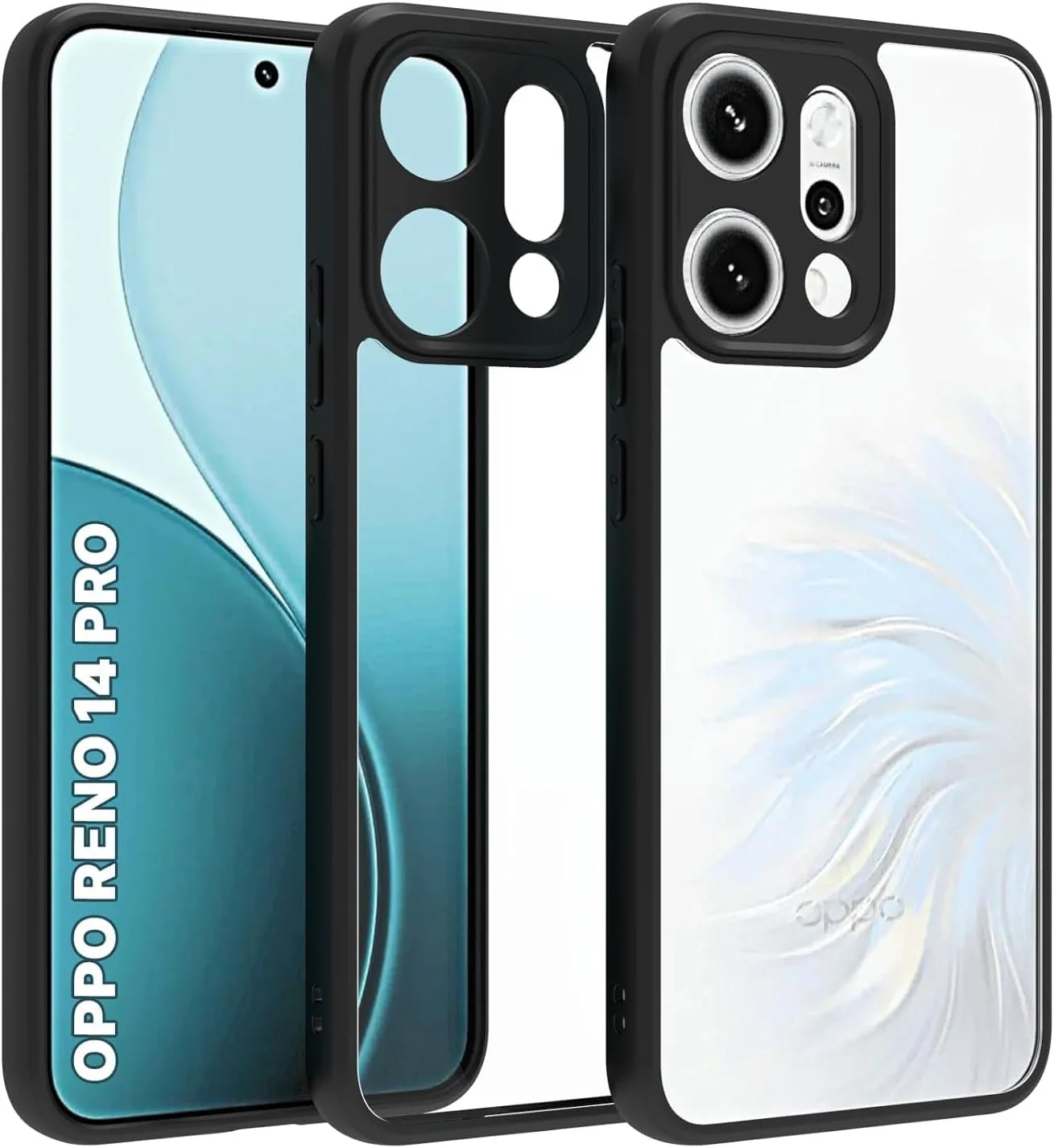 کاور محافظ ضد ضربه و باریک Oppo Reno14 Pro 5G | محافظت 360 درجه | پشت سخت شفاف | کاور سخت شفاف برای Reno 14 Pro 5G کاور محافظ ضد ضربه و باریک Oppo Reno14 Pro 5G | محافظت 360 درجه | پشت سخت شفاف | کاور سخت شفاف برای Reno 14 Pro 5G