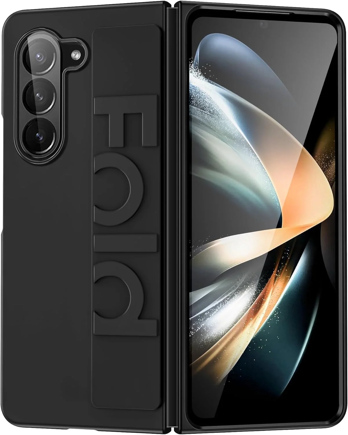 کاور مچی Agrifilm سازگار با گلکسی زد فولد 6 - کاور سخت PC ضد ضربه با لمس مات، باریک و نازک به همراه بند کاور مچی Agrifilm سازگار با گلکسی زد فولد 6 - کاور سخت PC ضد ضربه با لمس مات، باریک و نازک به همراه بند