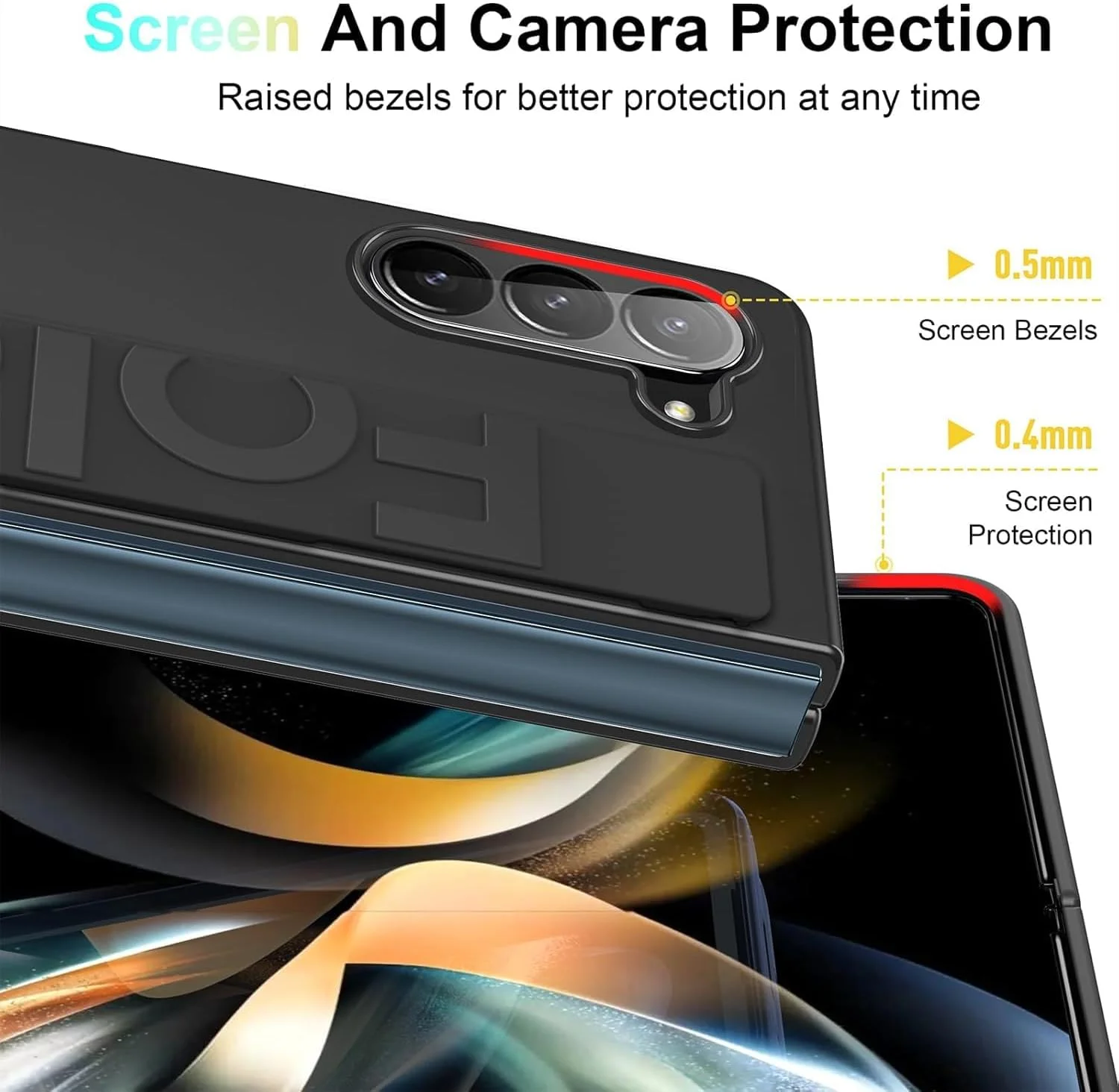 کاور مچی Agrifilm سازگار با گلکسی زد فولد 6 - کاور سخت PC ضد ضربه با لمس مات، باریک و نازک به همراه بند کاور مچی Agrifilm سازگار با گلکسی زد فولد 6 - کاور سخت PC ضد ضربه با لمس مات، باریک و نازک به همراه بند