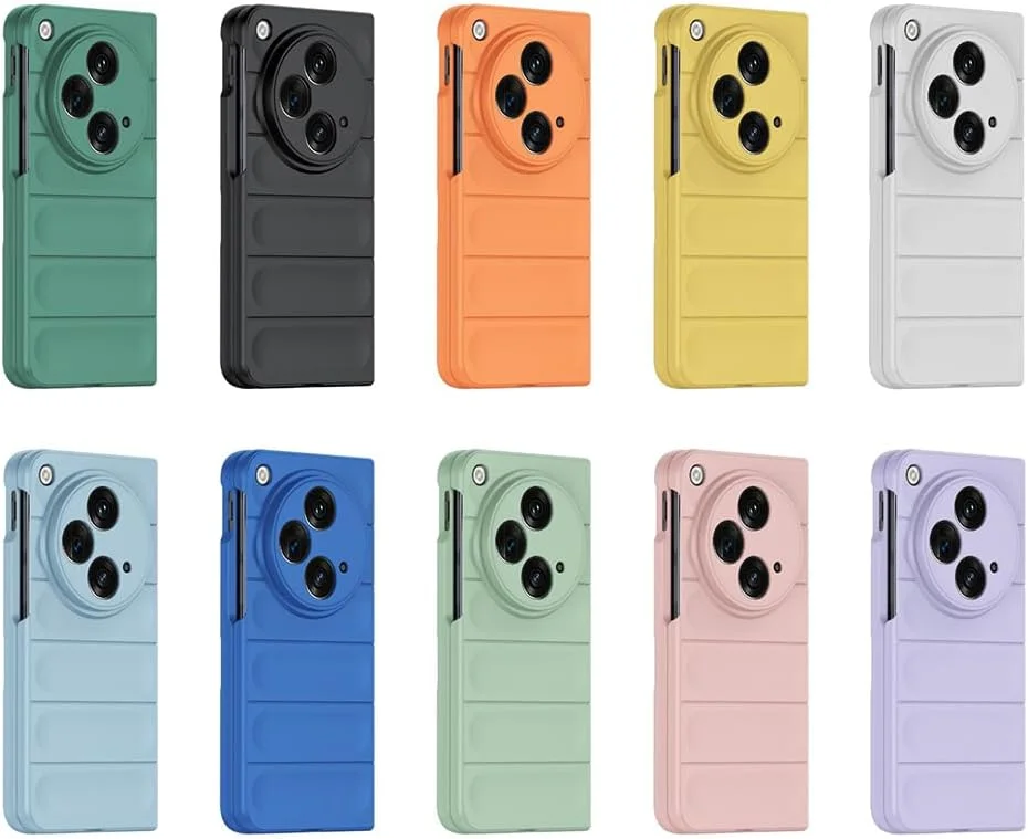 قاب محافظ گوشی وان پلاس اوپن TIMEYUE، [ضد خش] محافظ TPU نرم و بسیار نازک، ضد ضربه، پوشش کامل - مشکی