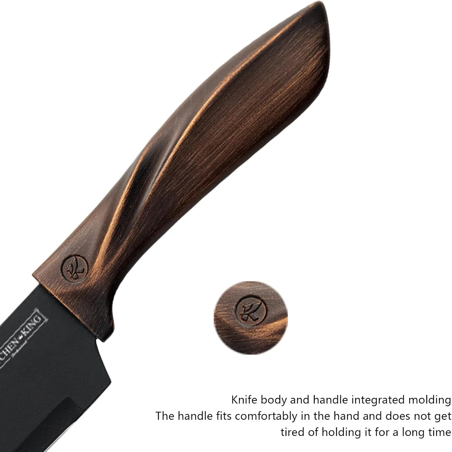 ست چاقوی آشپزخانه 8 تکه + استند چاقو، تیغه مشکی + دسته کلاسیک، ست چاقو با قیچی و تیزکن. خرد کردن گوشت، خرد کردن سبزیجات، برش نان، آماده سازی میوه، باربیکیو، استفاده خانگی و حرفه ای