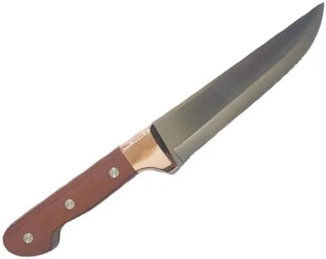 چاقوی آشپزخانه با دسته - چاقوی تیز آشپزخانه تیغه استیل ضد زنگ برای برش ماهی | برش گوشت | مناسب برای خانه و رستوران