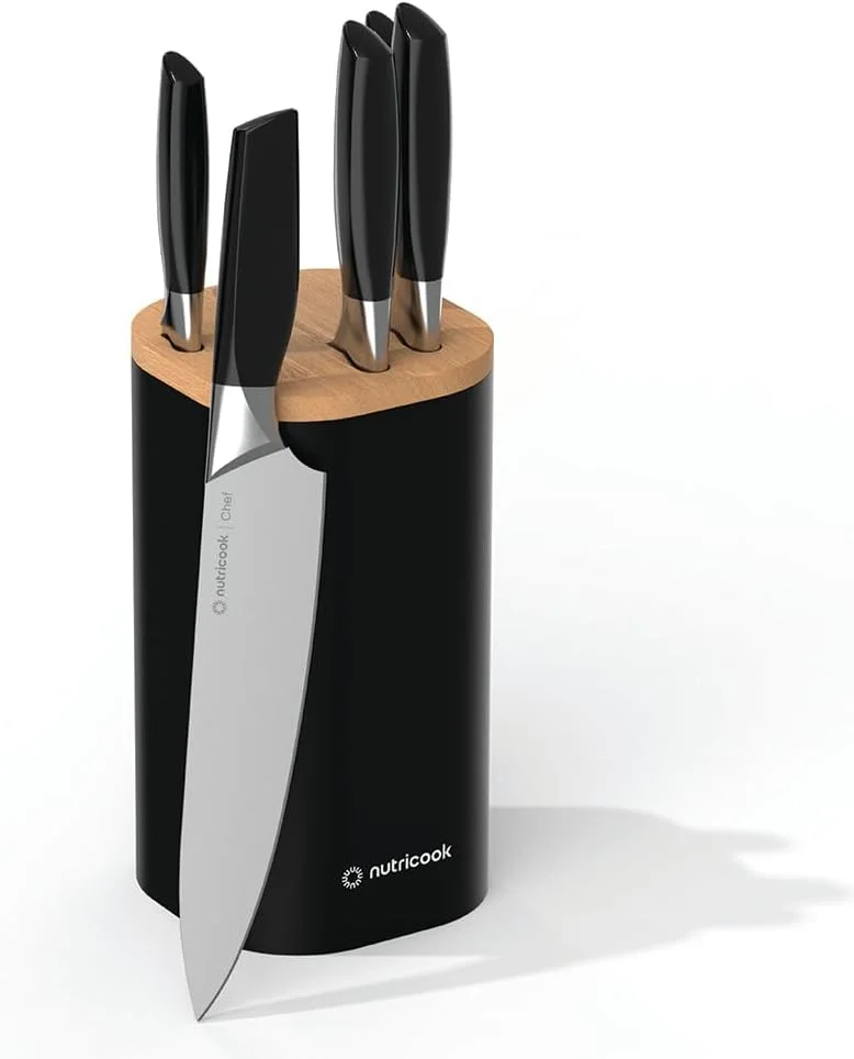 ست چاقوی آشپزخانه نوتری کوک مدل Essentials Everyday - مشکی
