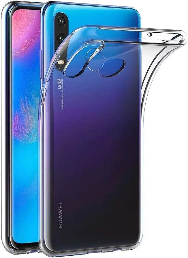 قاب مای‌جین برای هوآوی P30 لایت/نوا 4e (6.15 اینچ)، ژله‌ای نرم TPU، پوشش پشتی شفاف