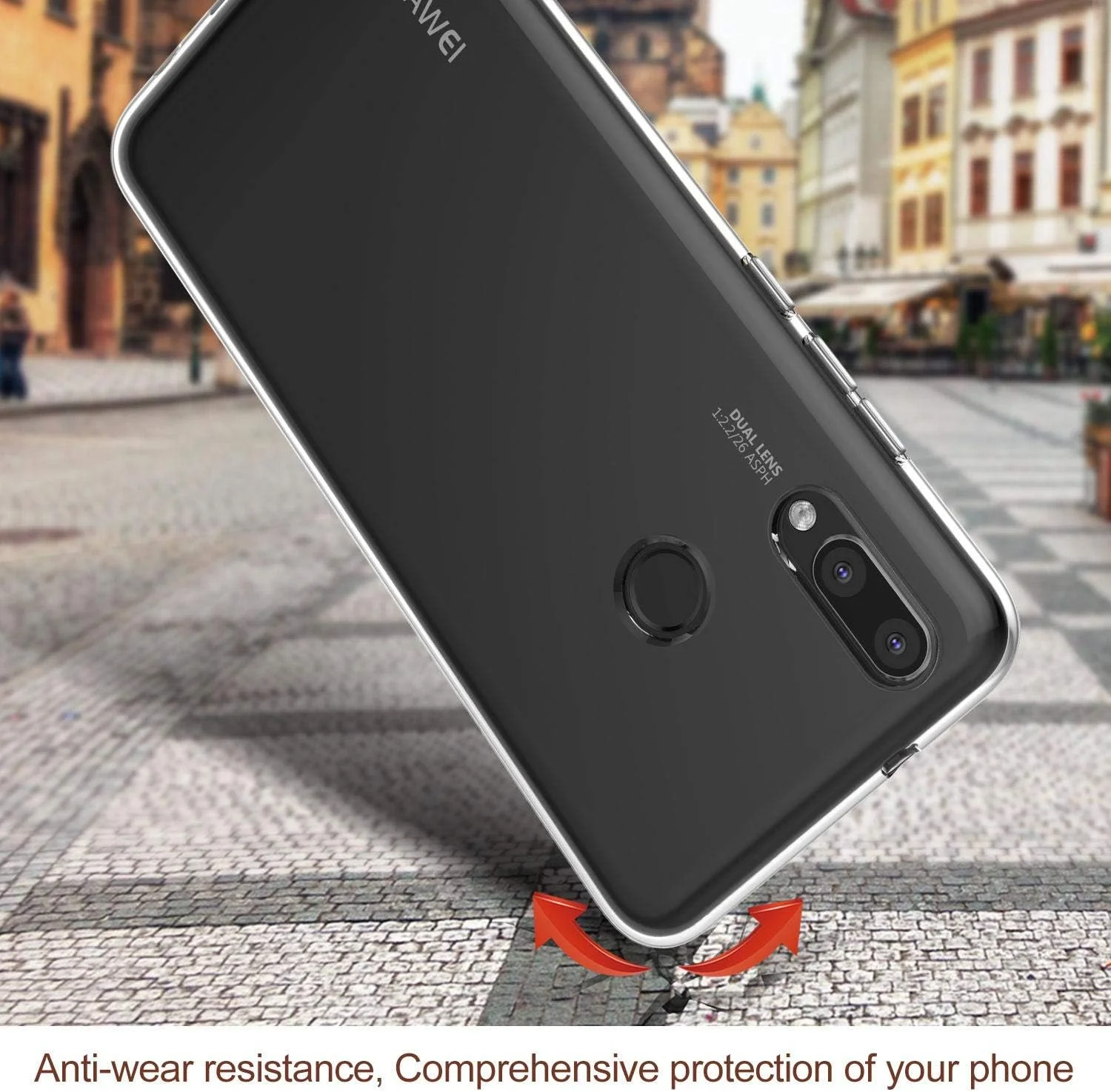 قاب گوشی هوآوی نوا 3E، کاور پشتی سیلیکونی نرم و صاف برای P20 لایت، شفاف قاب گوشی هوآوی نوا 3E، کاور پشتی سیلیکونی نرم و صاف برای P20 لایت، شفاف