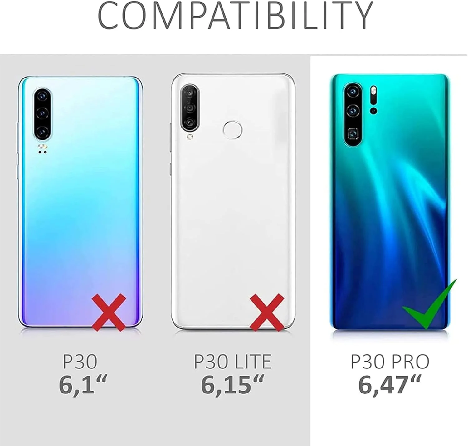 کاور محافظ گوشی هواوی P30 Pro، کاور سیلیکونی TPU نازک با محافظت از دوربین، داخل نرم، باریک و انعطاف پذیر کاور محافظ گوشی هواوی P30 Pro، کاور سیلیکونی TPU نازک با محافظت از دوربین، داخل نرم، باریک و انعطاف پذیر