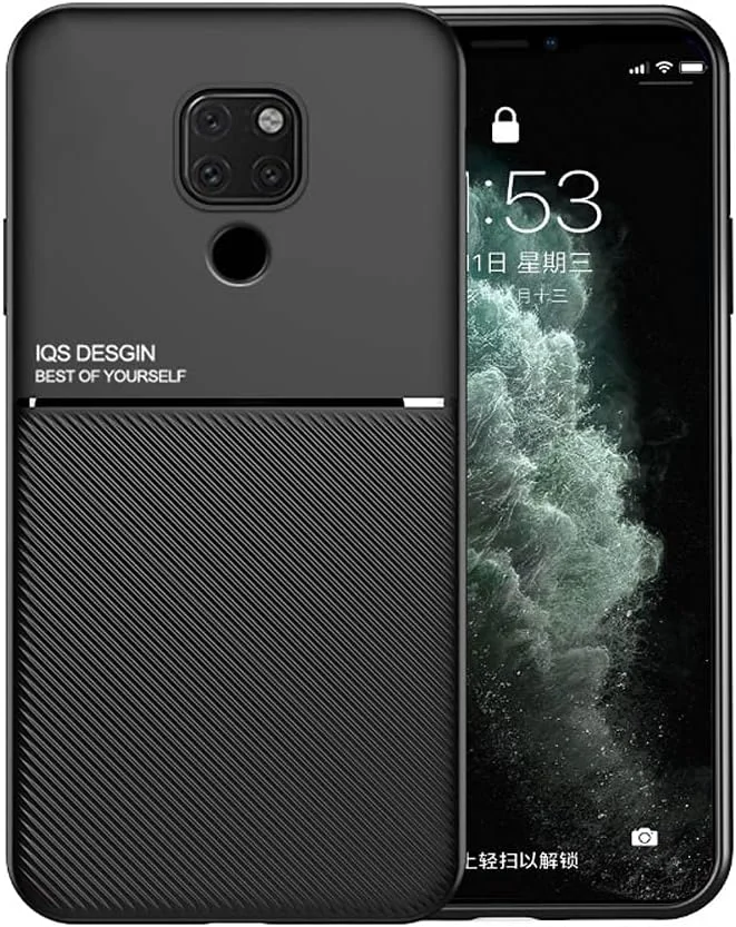 کاور محافظ گوشی هواوی میت 20 ایکس مدل Kepuch Mowen - دارای صفحه فلزی داخلی - مشکی