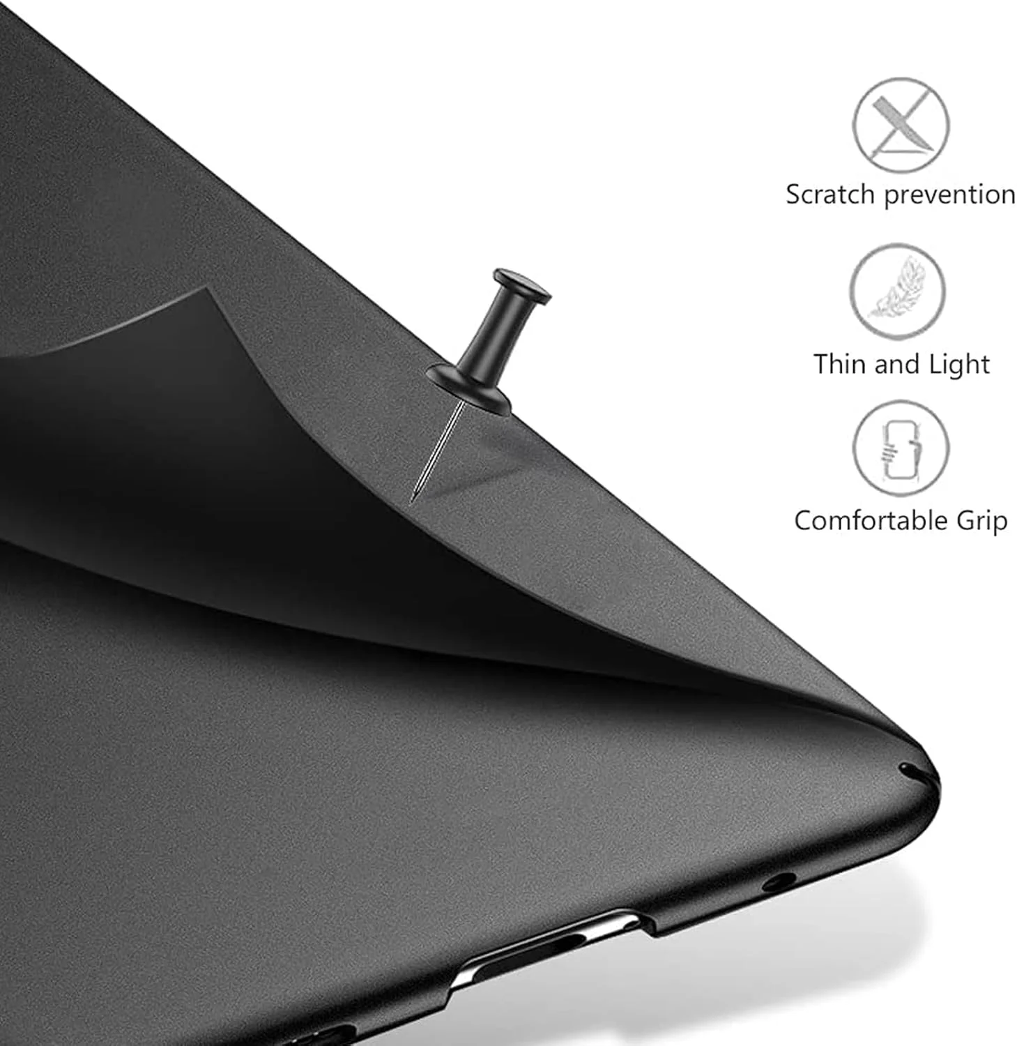 کاور محافظ باریک گوشی موبایل سازگار با هوآوی میت 50، ضد خش (مناسب برای هوآوی میت 50 - مشکی) کاور محافظ باریک گوشی موبایل سازگار با هوآوی میت 50، ضد خش (مناسب برای هوآوی میت 50 - مشکی)