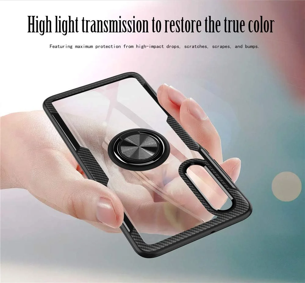 قاب محافظ هوآوی P30 سازگار با LAGUIA، باریک، شفاف، ضد ضربه و ضد خش با حلقه انگشتی، مناسب برای هولدر مغناطیسی خودرو، آبی قاب محافظ هوآوی P30 سازگار با LAGUIA، باریک، شفاف، ضد ضربه و ضد خش با حلقه انگشتی، مناسب برای هولدر مغناطیسی خودرو، آبی