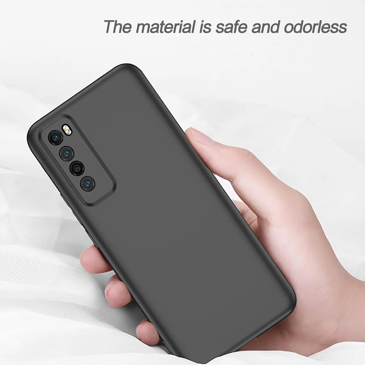 قاب سیلیکونی برای هوآوی نوا 7، قاب محافظ تمام بدنه با بافت نرم و ابریشمی، پوشش ضد ضربه با آستر میکروفیبر (برای هوآوی نوا 7) قاب سیلیکونی برای هوآوی نوا 7، قاب محافظ تمام بدنه با بافت نرم و ابریشمی، پوشش ضد ضربه با آستر میکروفیبر (برای هوآوی نوا 7)