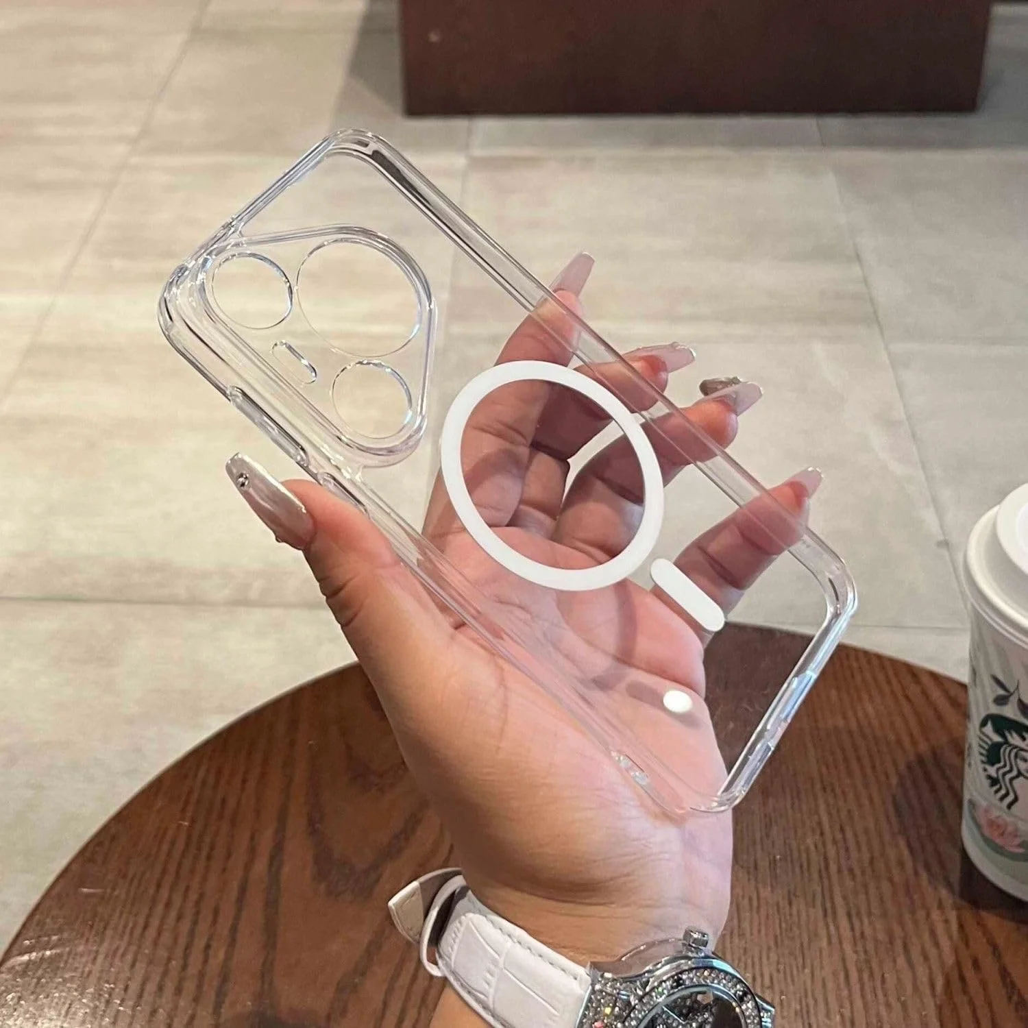 کاور شفاف هوآوی Pura 80 Ultra، [سازگار با Mag-safe] [ضد زردی] [محافظت درجه نظامی] کاور مغناطیسی باریک ضد ضربه برای Pura 80 Ultra 5G، شفاف