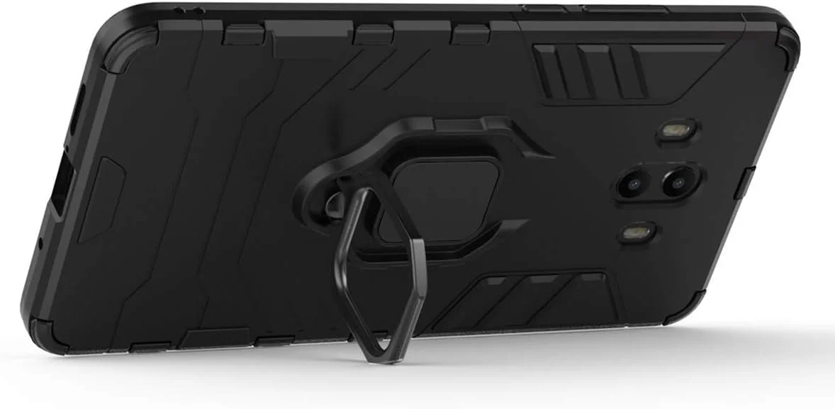 قاب محافظ سازگار با هوآوی میت 10، قاب محافظ 360 درجه با حلقه نگهدارنده مغناطیسی گوشی برای هوآوی میت 10 (مشکی) قاب محافظ سازگار با هوآوی میت 10، قاب محافظ 360 درجه با حلقه نگهدارنده مغناطیسی گوشی برای هوآوی میت 10 (مشکی)