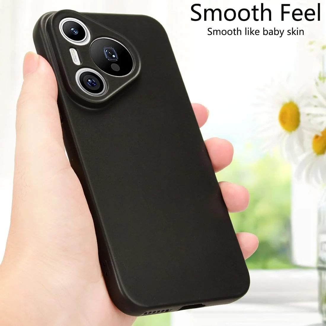 قاب گوشی هواوی Pura 70، کاور پشتی TPU نرم و مقاوم در برابر خراش، ضربه گیر ژله ای سیلیکونی، ضد اثر انگشت، محافظ کامل بدنه برای هواوی Pura 70 5G 2024 (مشکی) قاب گوشی هواوی Pura 70، کاور پشتی TPU نرم و مقاوم در برابر خراش، ضربه گیر ژله ای سیلیکونی، ضد اثر انگشت، محافظ کامل بدنه برای هواوی Pura 70 5G 2024 (مشکی)