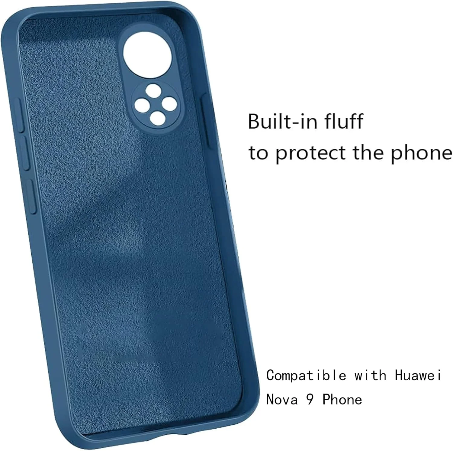 کاور محافظ گوشی هواوی نوا 9، ساخته شده از سیلیکون TPU نازک با محافظت از دوربین، دارای لایه داخلی نرم، باریک و انعطاف پذیر