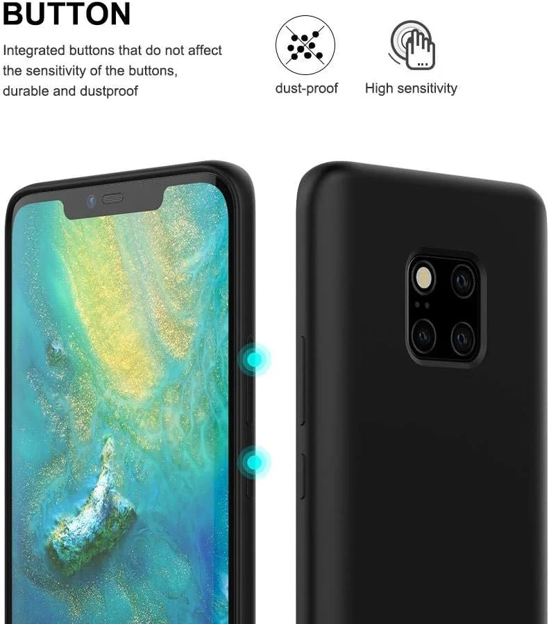 قاب سیلیکونی مایع گوشی هوآوی میت 20 پرو (مشکی)