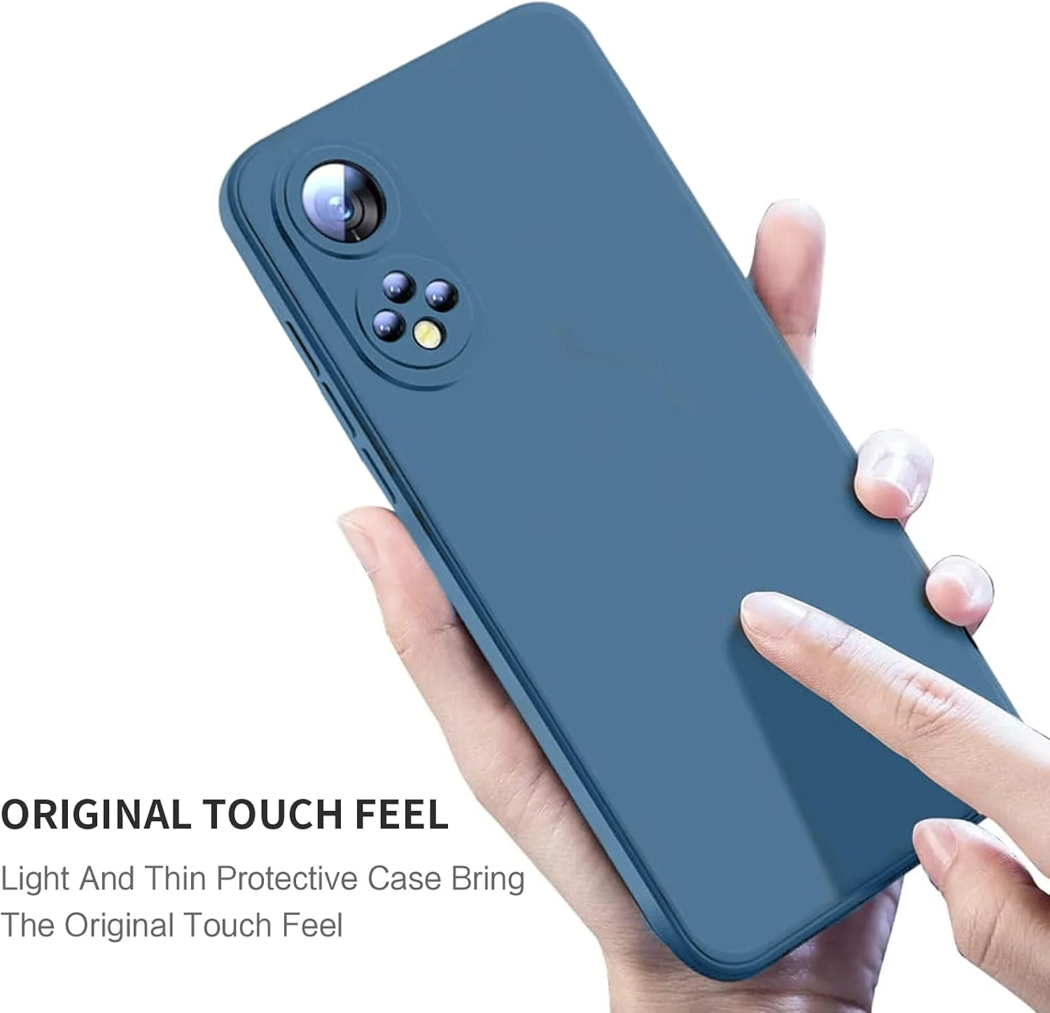 کاور محافظ گوشی هواوی نوا 9، ساخته شده از سیلیکون TPU نازک با محافظت از دوربین، دارای لایه داخلی نرم، باریک و انعطاف پذیر