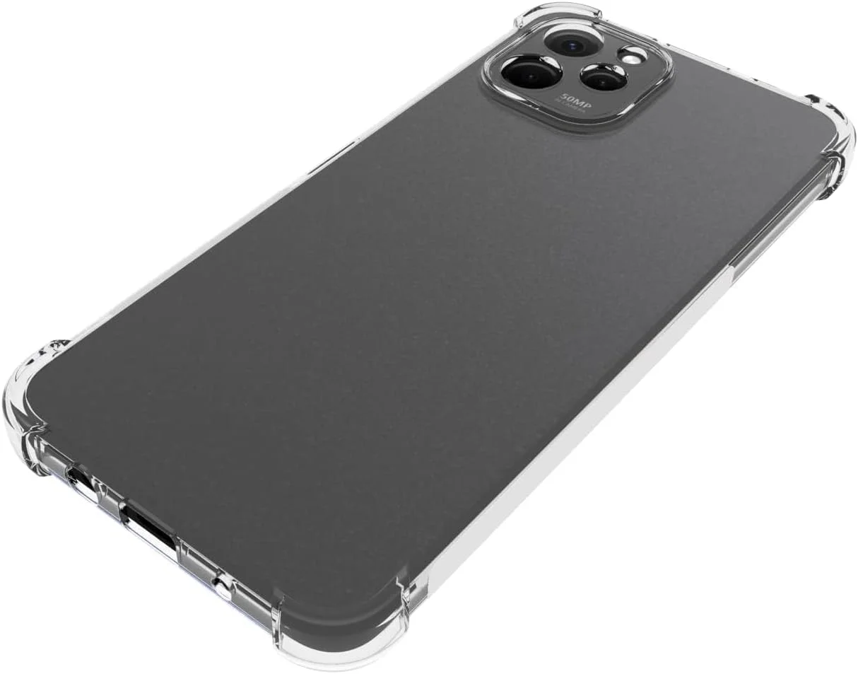 کاور مشکی باریک و نرم TPU برای گوشی هوآوی نوا Y61، کاور سیلیکونی انعطاف پذیر مات هوآوی نوا Y61 (2022) برند Emodil ® (شفاف)