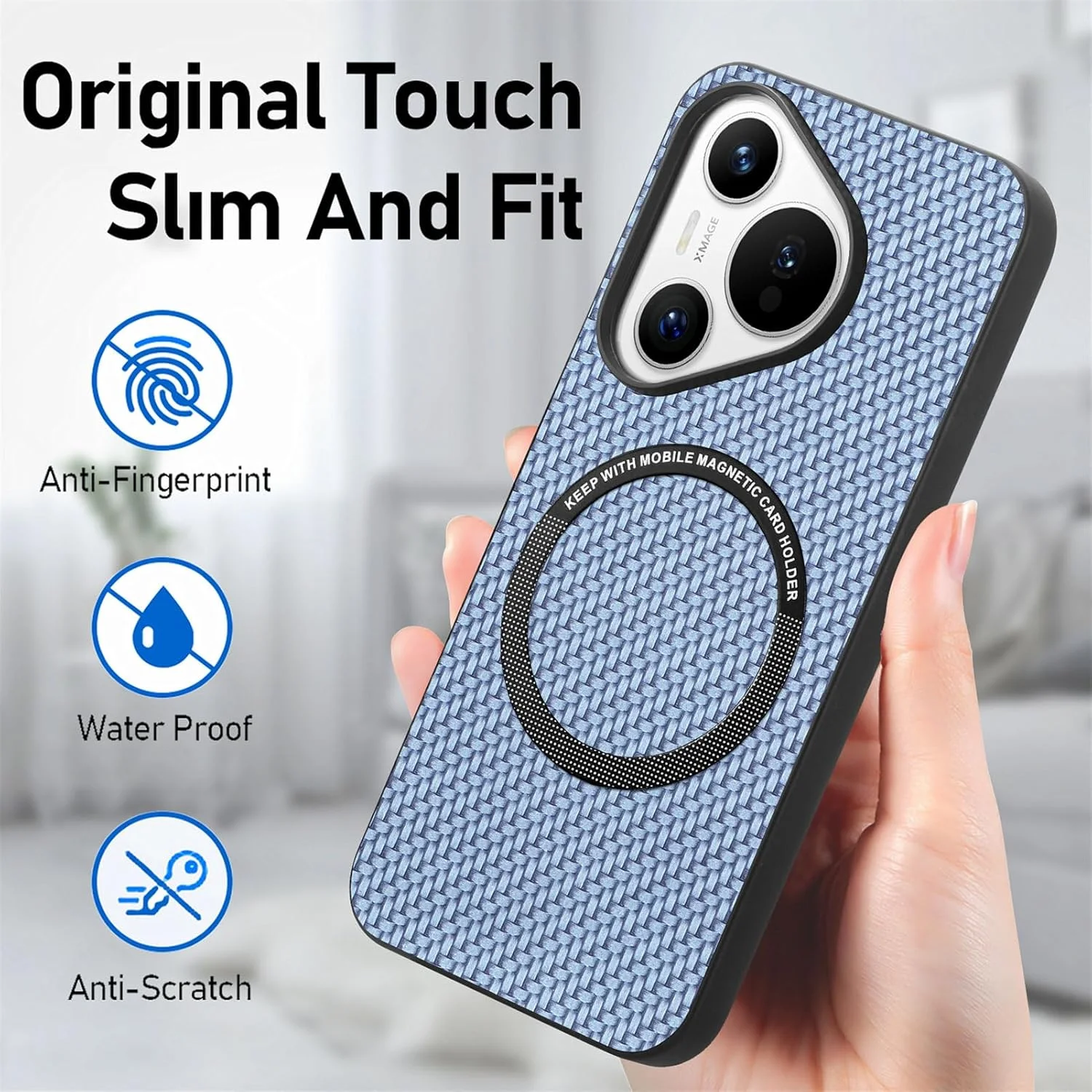 قاب مغناطیسی تادالو برای هوآوی Pura 70، محافظت سنگین در برابر سقوط، ضد ضربه، بدنه باریک و ضربه گیر برای هوآوی Pura 70، پشتیبانی از پایه نگهدارنده خودرو (آبی) قاب مغناطیسی تادالو برای هوآوی Pura 70، محافظت سنگین در برابر سقوط، ضد ضربه، بدنه باریک و ضربه گیر برای هوآوی Pura 70، پشتیبانی از پایه نگهدارنده خودرو (آبی)