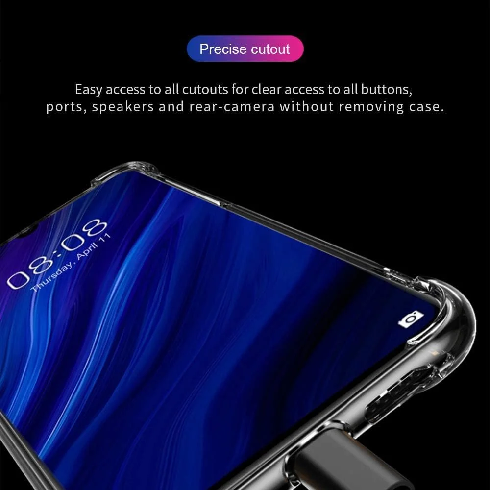 کاور محافظ مویز برای هوآوی P30 پرو، کاور محافظ فوق العاده نازک P30 PRO با سیلیکون انعطاف پذیر، کاور محافظ کامل ضد ضربه برای هوآوی P30 پرو - شفاف کاور محافظ مویز برای هوآوی P30 پرو، کاور محافظ فوق العاده نازک P30 PRO با سیلیکون انعطاف پذیر، کاور محافظ کامل ضد ضربه برای هوآوی P30 پرو - شفاف