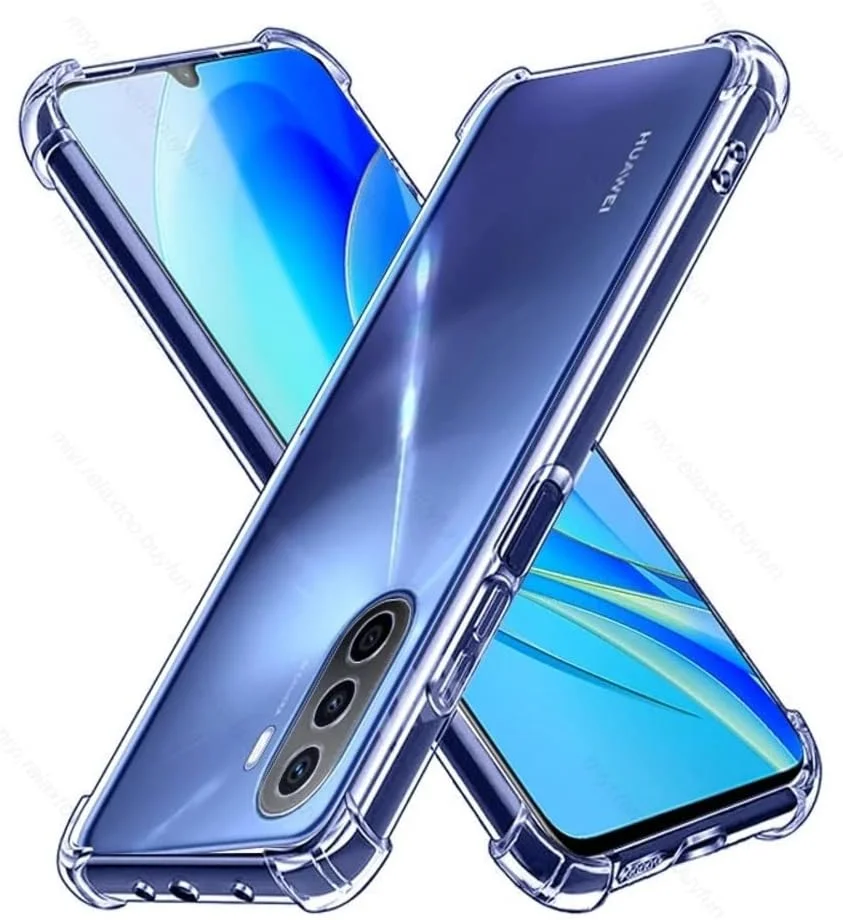 کاور شفاف ژله‌ای سیلیکونی TPU نرم Zubitech برای گوشی هوآوی نوا Y70 / Y70 پلاس، با گوشه‌های تقویت‌شده ضد ضربه و محافظت کامل از دوربین