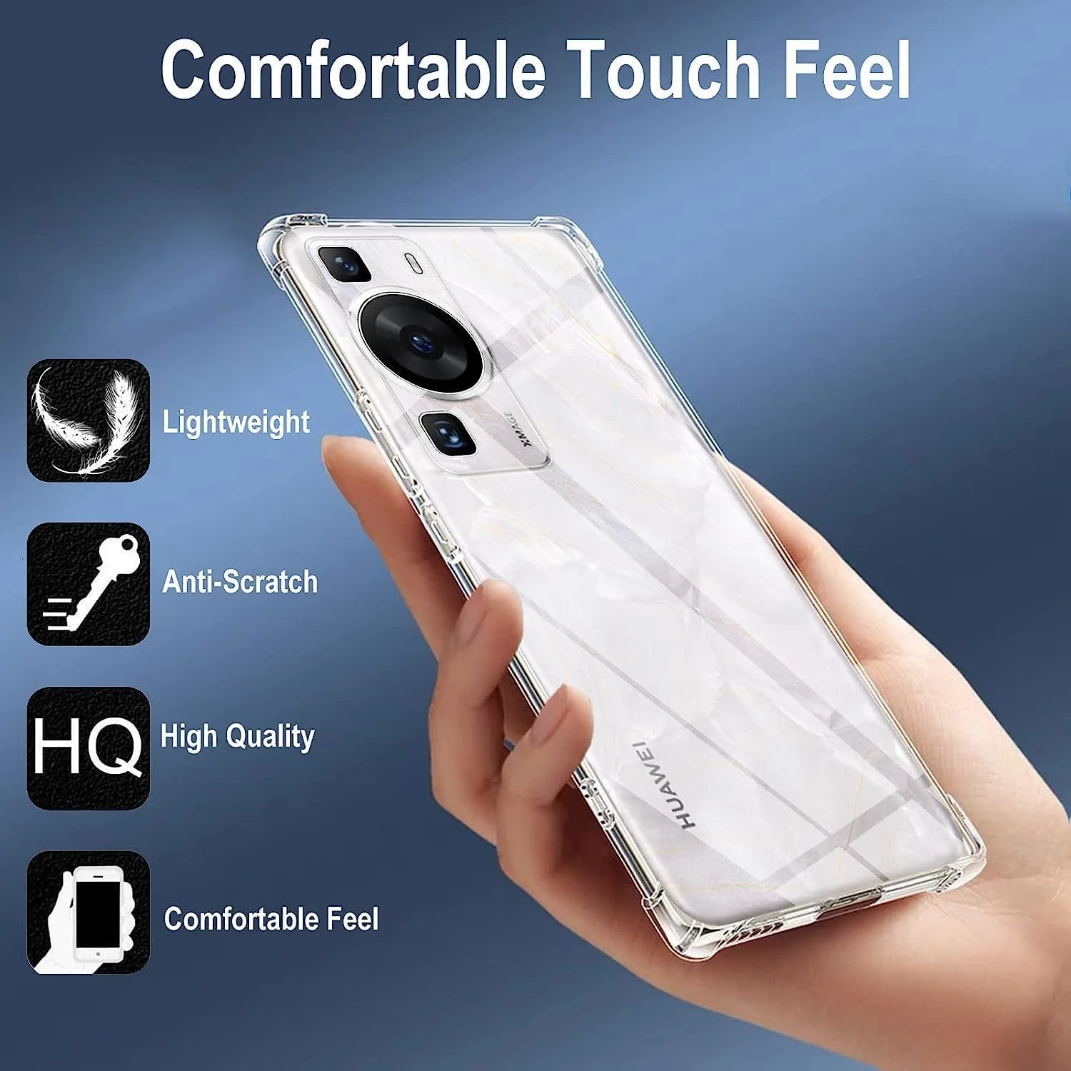 کاور محافظ گوشی هواوی P60 / هواوی P60 Pro، فوق العاده باریک، ضد خش، بامپر نرم و انعطاف پذیر TPU، مقاوم در برابر سقوط، گوشه های تقویت شده، ضد ضربه، شفاف برای هواوی P60 / P60 Pro کاور محافظ گوشی هواوی P60 / هواوی P60 Pro، فوق العاده باریک، ضد خش، بامپر نرم و انعطاف پذیر TPU، مقاوم در برابر سقوط، گوشه های تقویت شده، ضد ضربه، شفاف برای هواوی P60 / P60 Pro