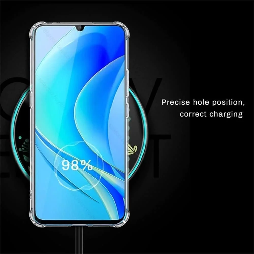 کاور شفاف ژله‌ای سیلیکونی TPU نرم Zubitech برای گوشی هوآوی نوا Y70 / Y70 پلاس، با گوشه‌های تقویت‌شده ضد ضربه و محافظت کامل از دوربین