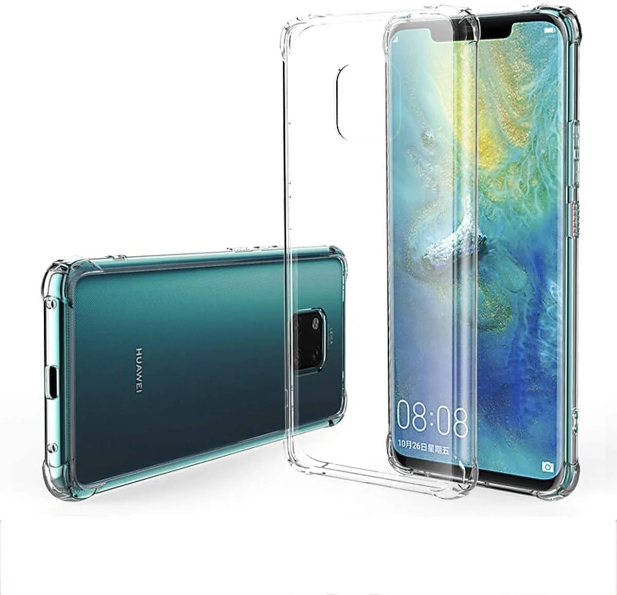 قاب محافظ گوشی هواوی میت 20 پرو مدل EMODIL، ضربه گیر، سیلیکونی نرم، ضد خش، پوشش کامل لبه ها و گوشه ها