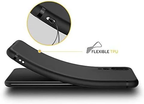 قاب پشتی سیلیکونی TPU هوآوی P20 Pro / P20 Plus مشکی برند Muzz